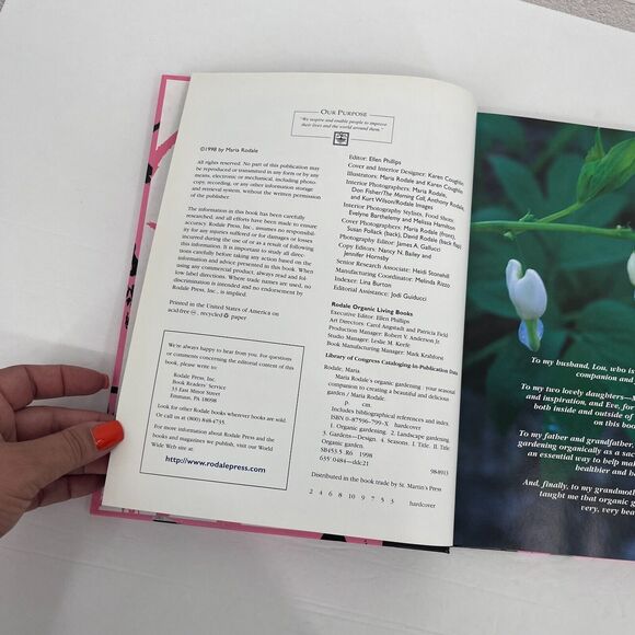 Organic Gardening by Maria Rodale Hardcover - Picture 6 of 9